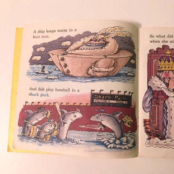 Vintage 1973 The Electric Company Nitty Gritty Rhyming Riddle Golden Book - Picture 9 of 16